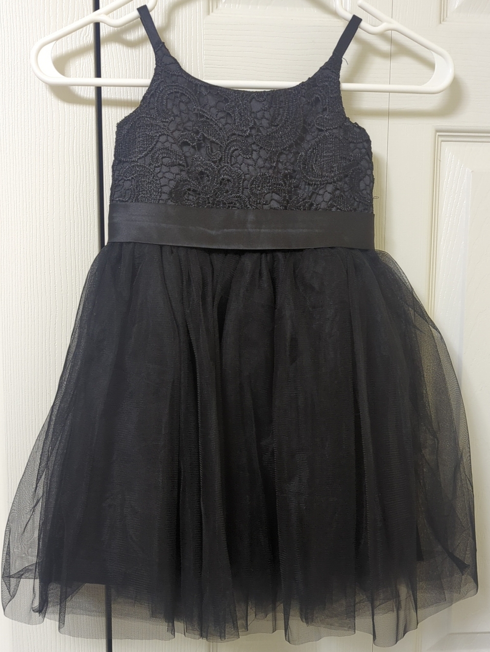 Black Lace Tulle Party Dress Or Halloween Wednesday for Girls 2-3 Years Old New